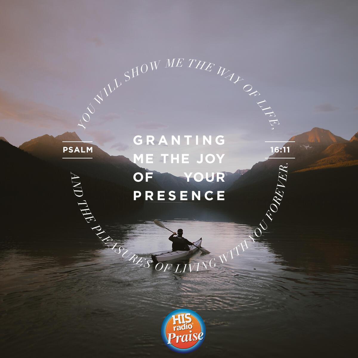 Psalm 16:11 - Verse of the Day
