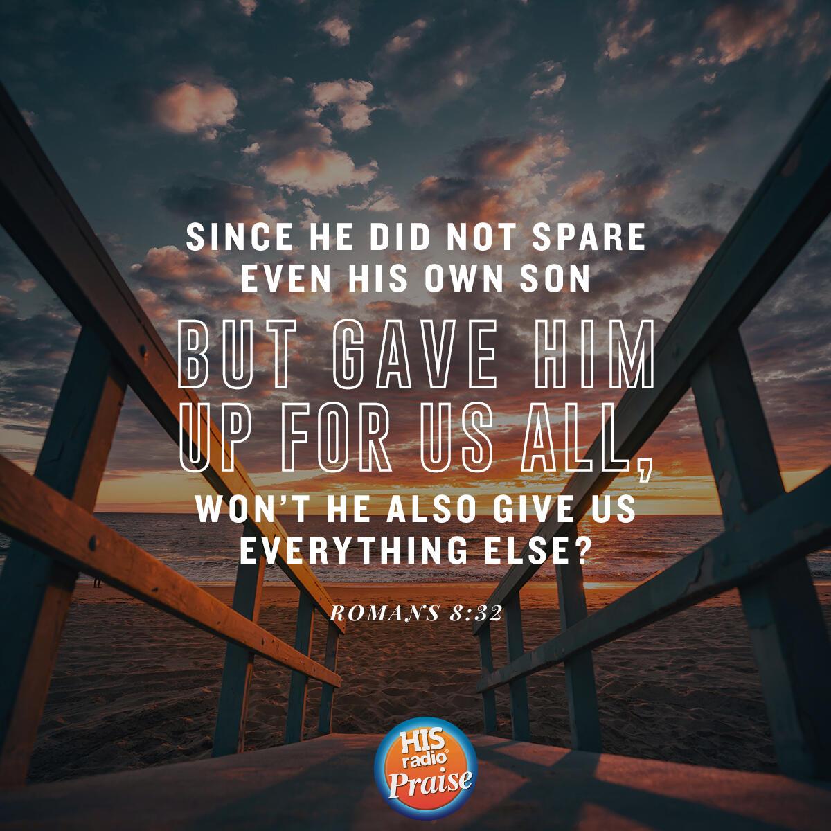 Romans 8:32 - Verse of the Day