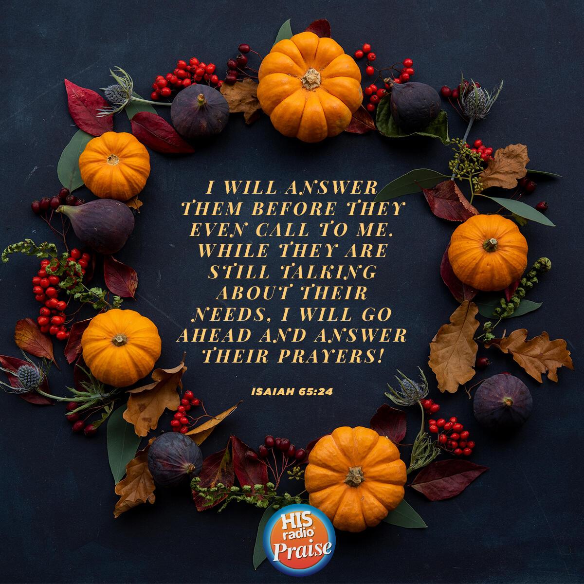 Isaiah 65:24 - Verse of the Day