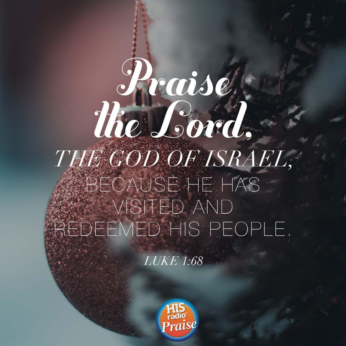 Luke 1:68 - Verse of the Day