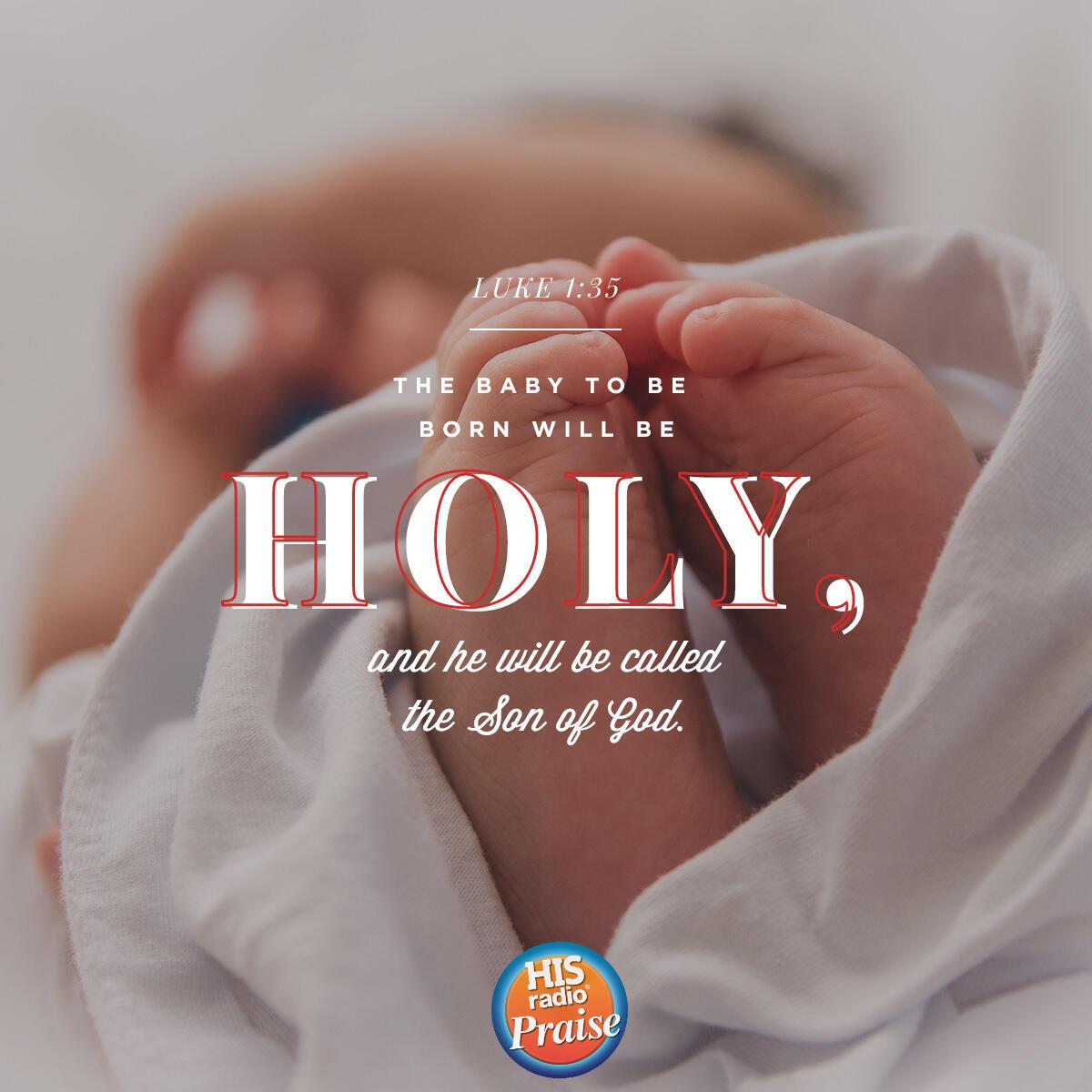 Luke 1:35 - Verse of the Day