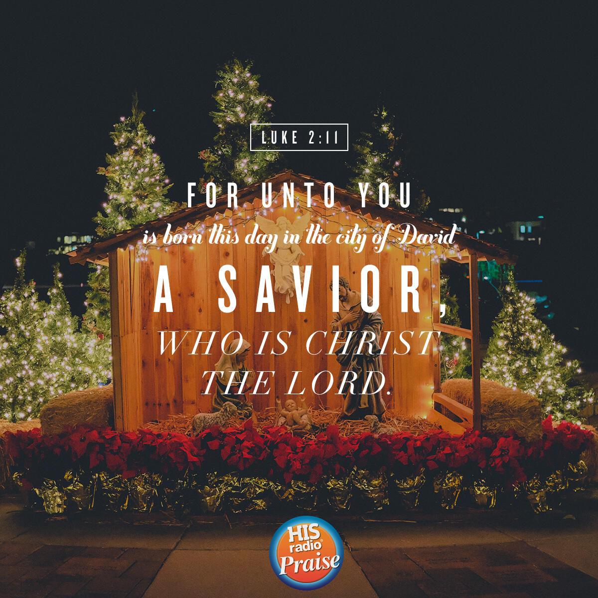 Luke 2:11 - Verse of the Day