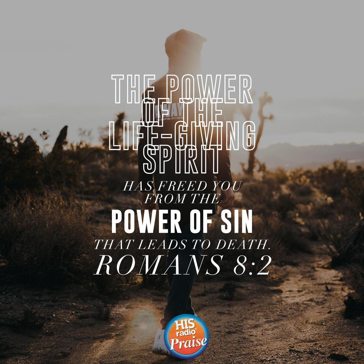Romans 8:2 - Verse of the Day
