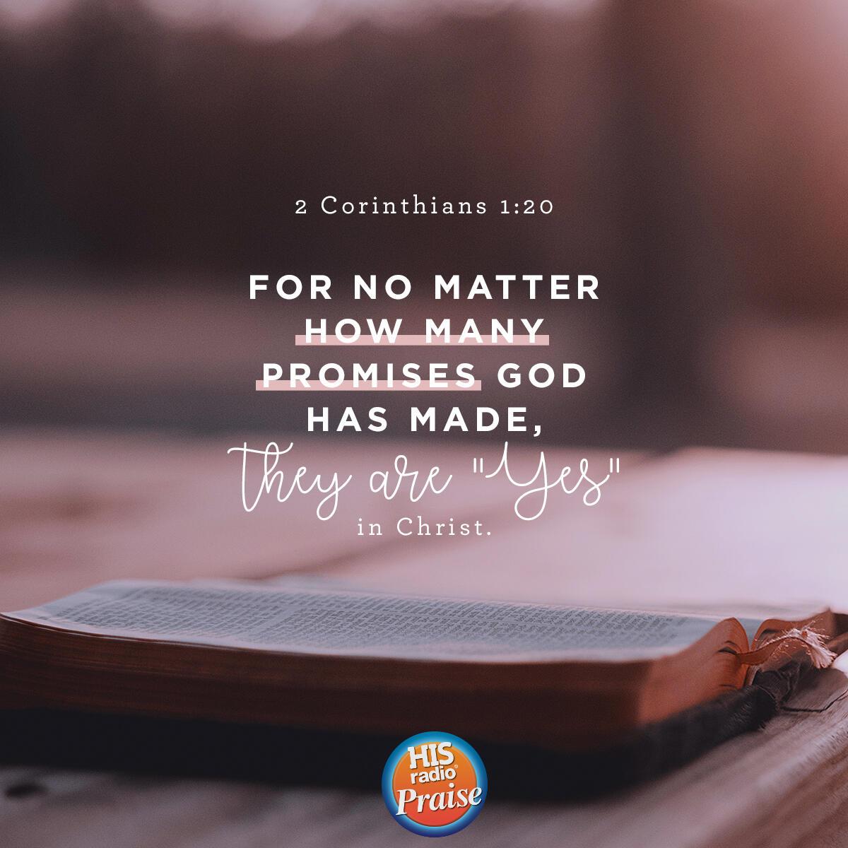 2 Corinthians 1:20 - Verse of the Day
