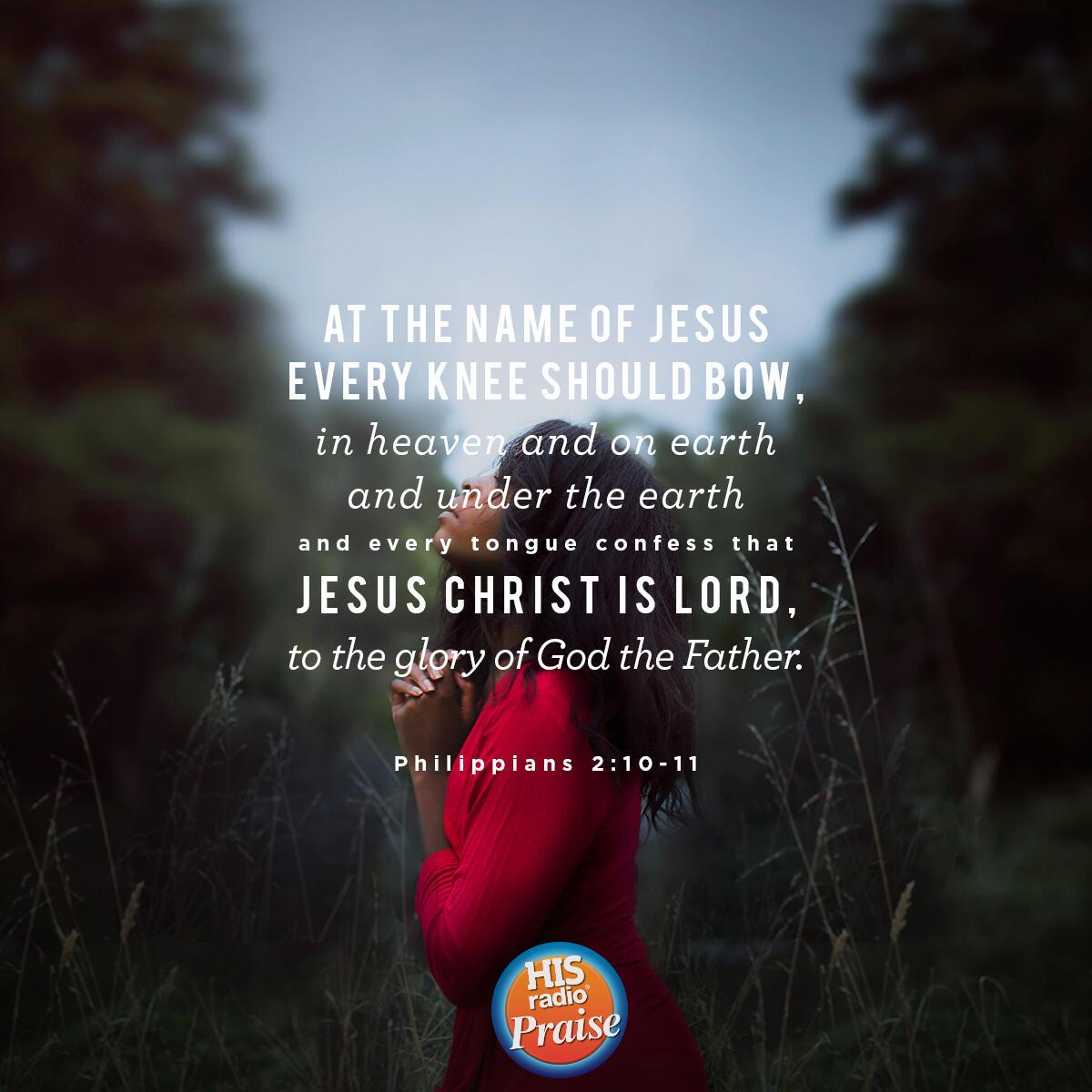 Philippians 2:10-11 - Verse of the Day