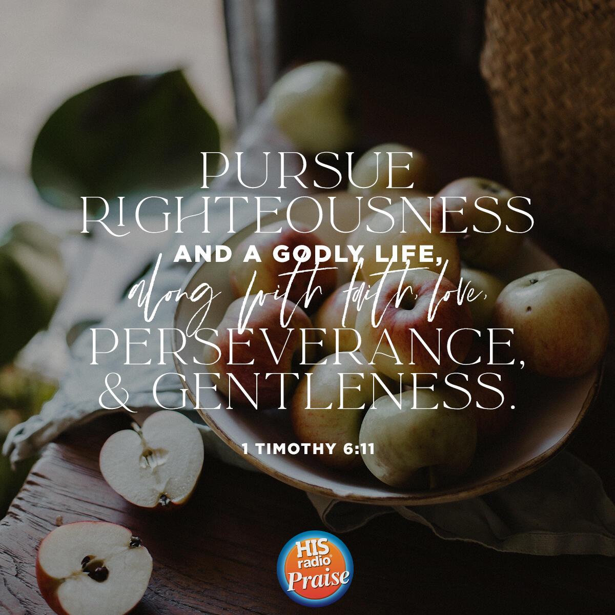 1 Timothy 6:11 - Verse of the Day