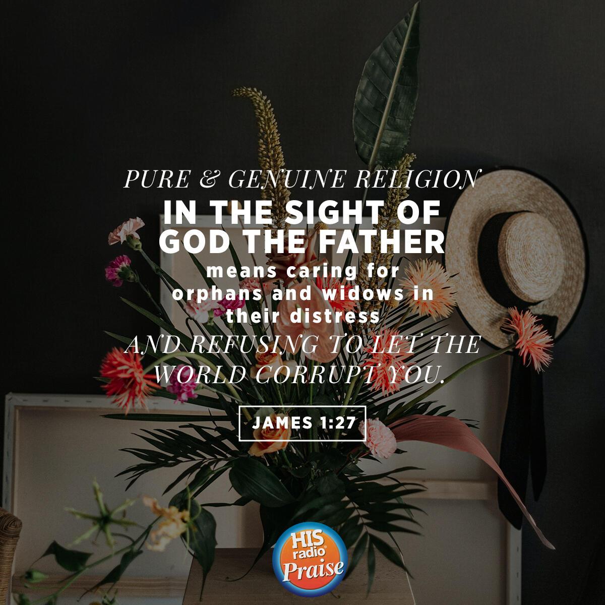 James 1:27 - Verse of the Day