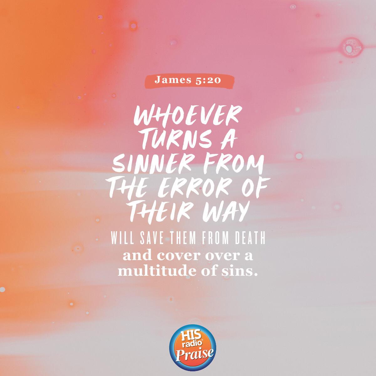 James 5:20 - Verse of the Day