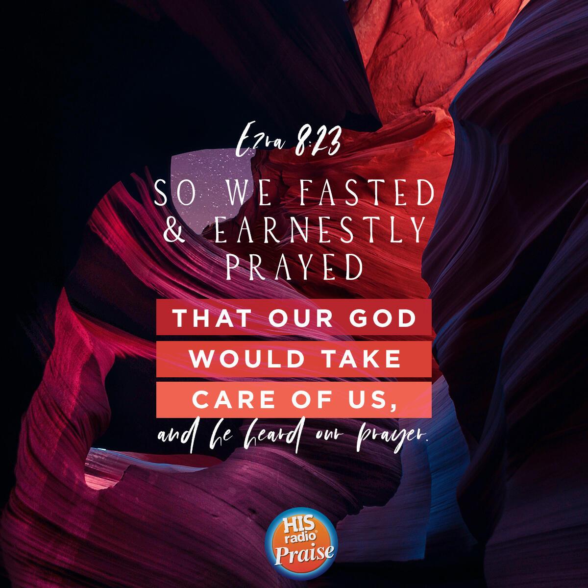 Ezra 8:23 - Verse of the Day