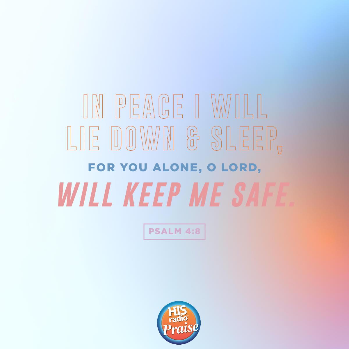 Psalm 4:8 - Verse of the Day