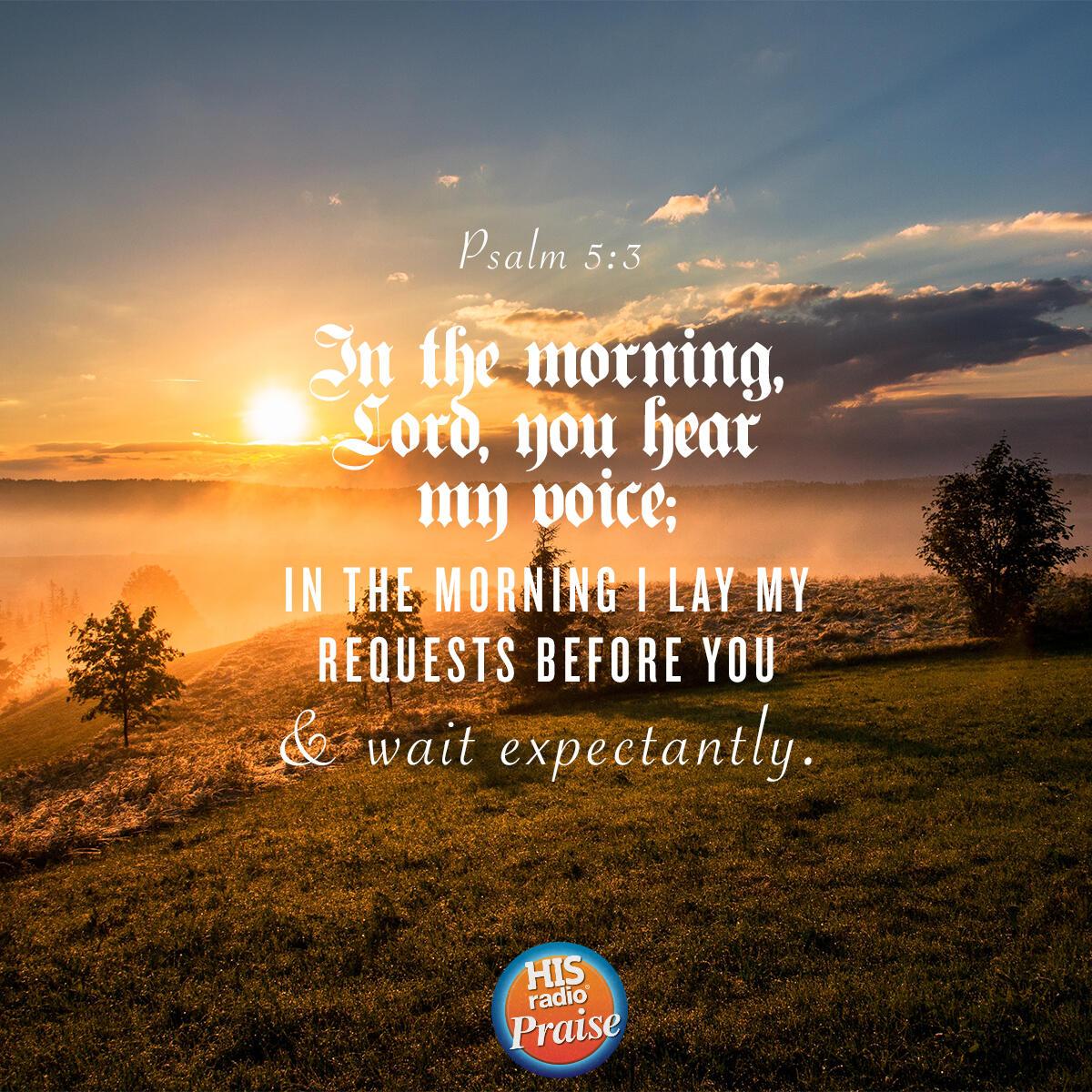 Psalm 5:3 - Verse of the Day