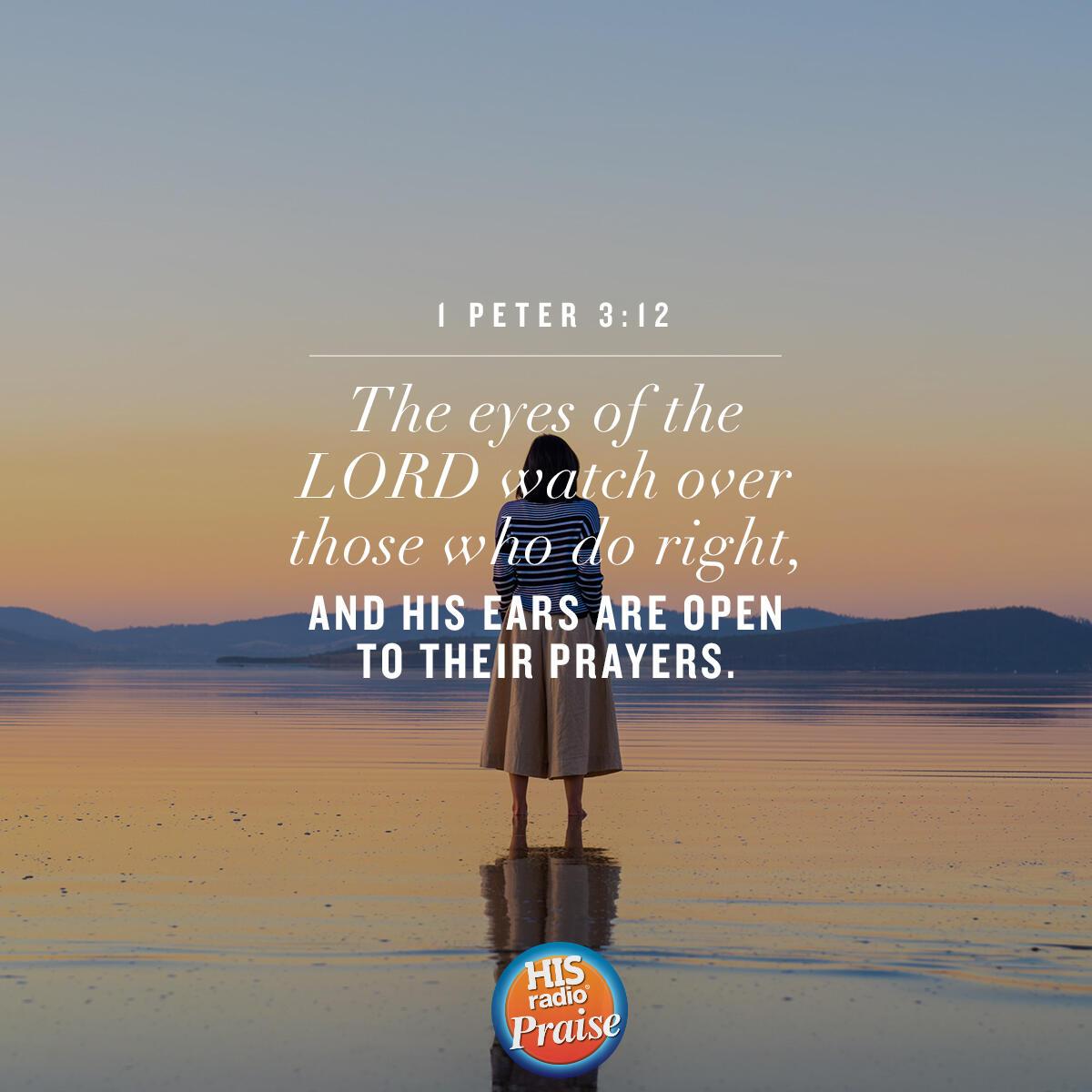 1 Peter 3:12 - Verse of the Day