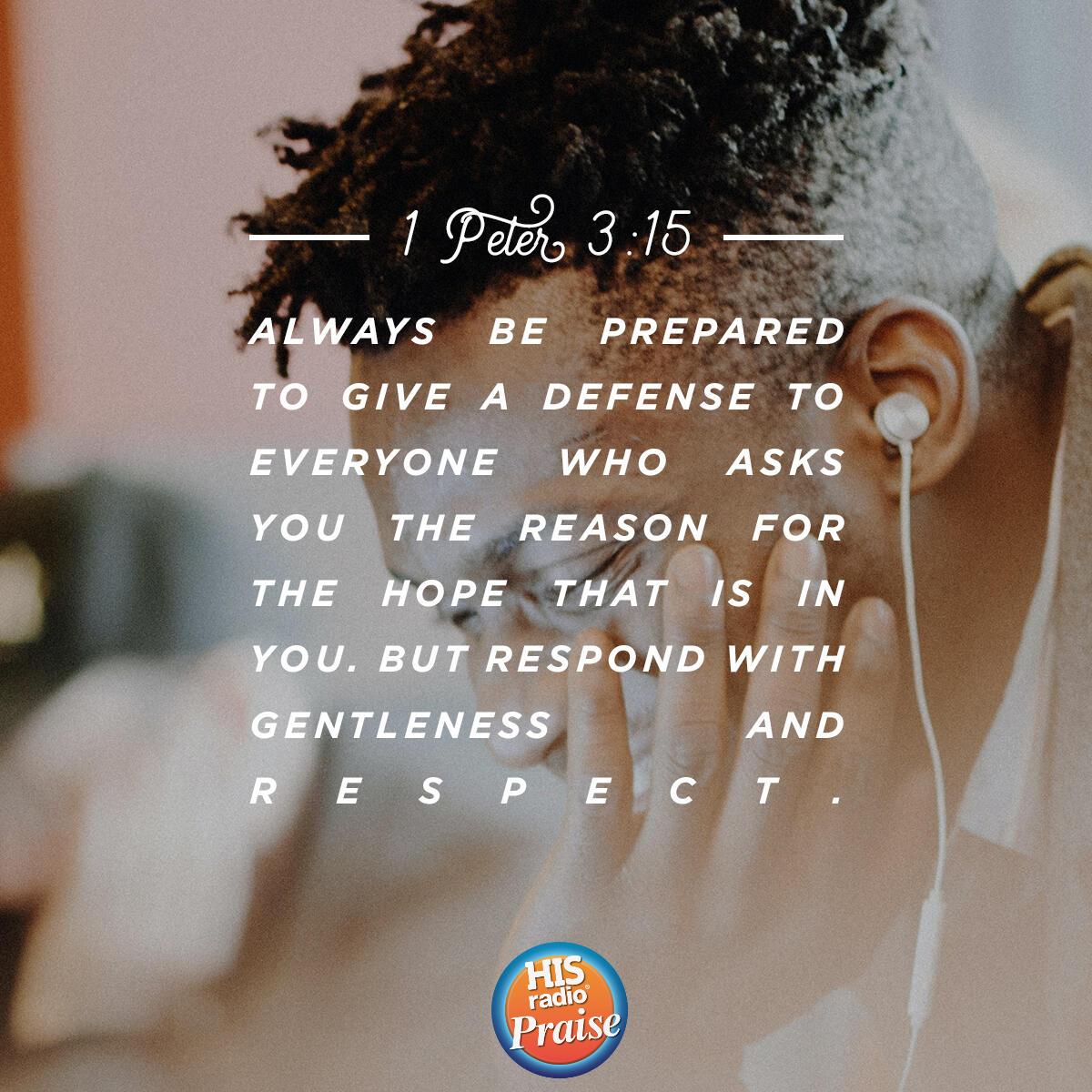 1 Peter 3:15 - Verse of the Day