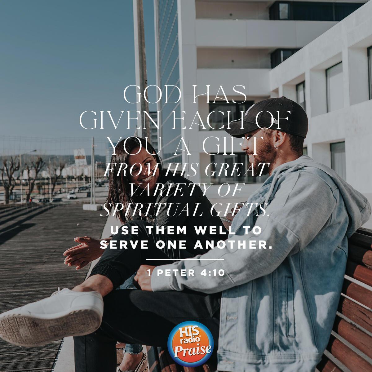 1 Peter 4:10 - Verse of the Day