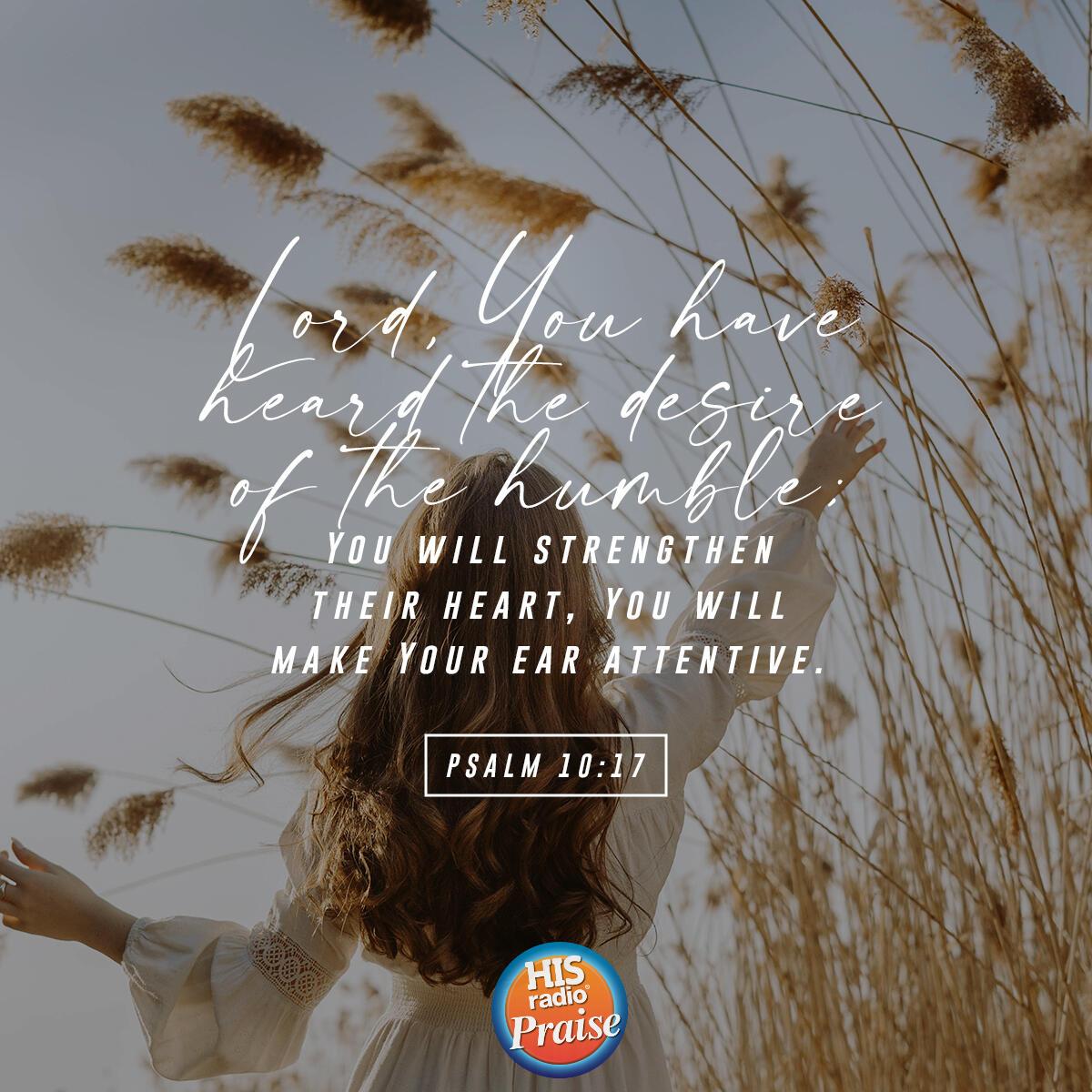 Psalm 10:17 - Verse of the Day
