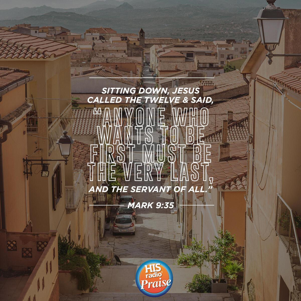 Mark 9:35 - Verse of the Day