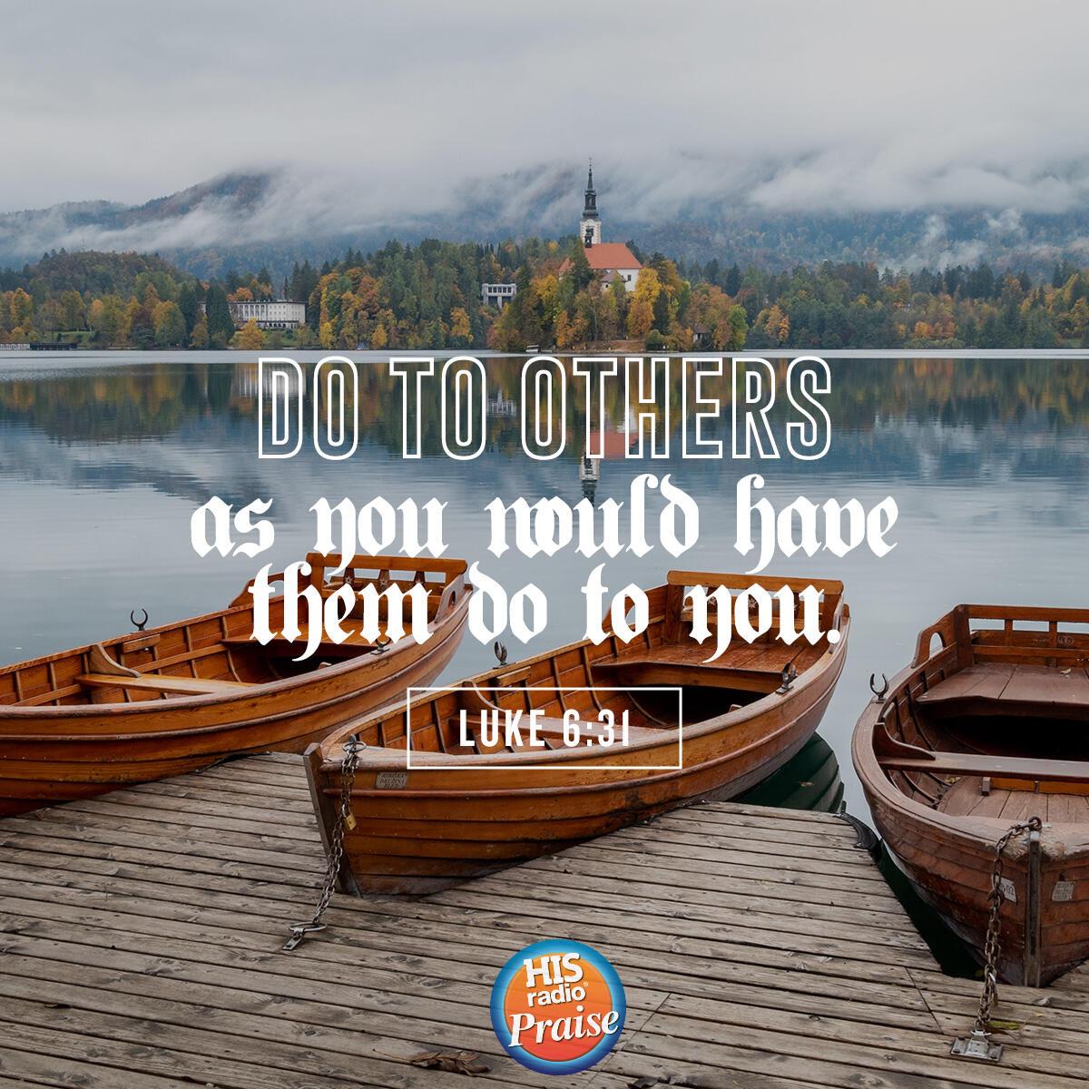 Luke 6:31 - Verse of the Day