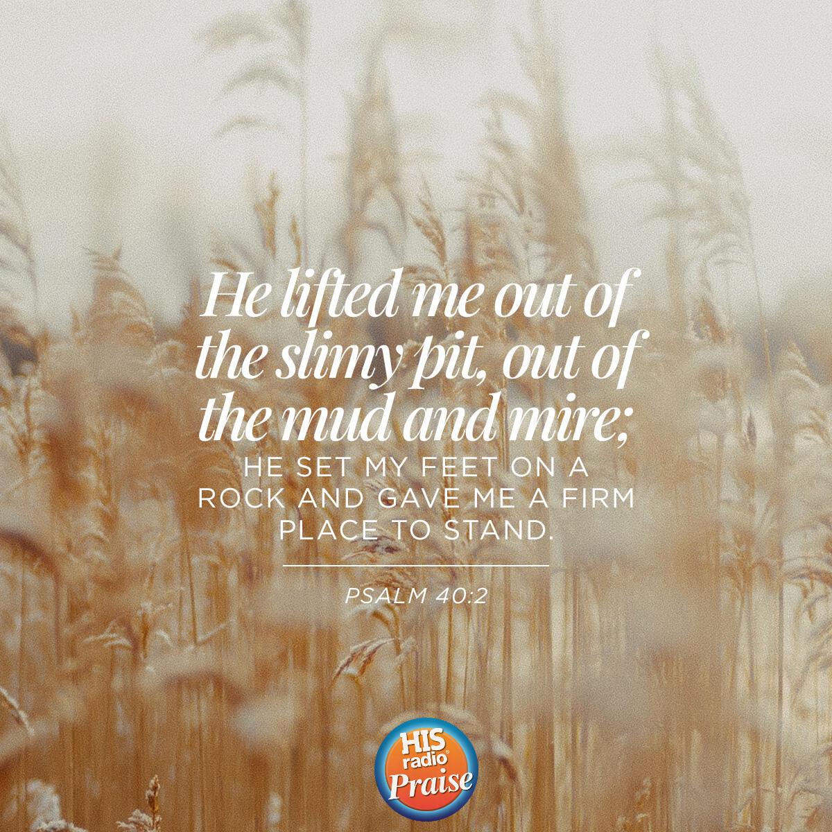Psalm 40:2 - Verse of the Day