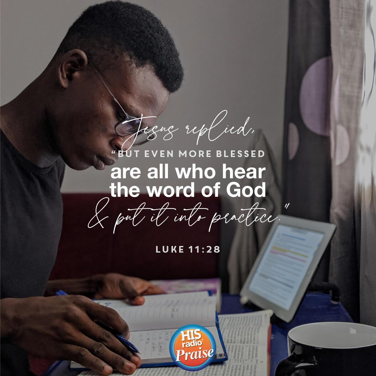 Luke 11:28 - Verse of the Day