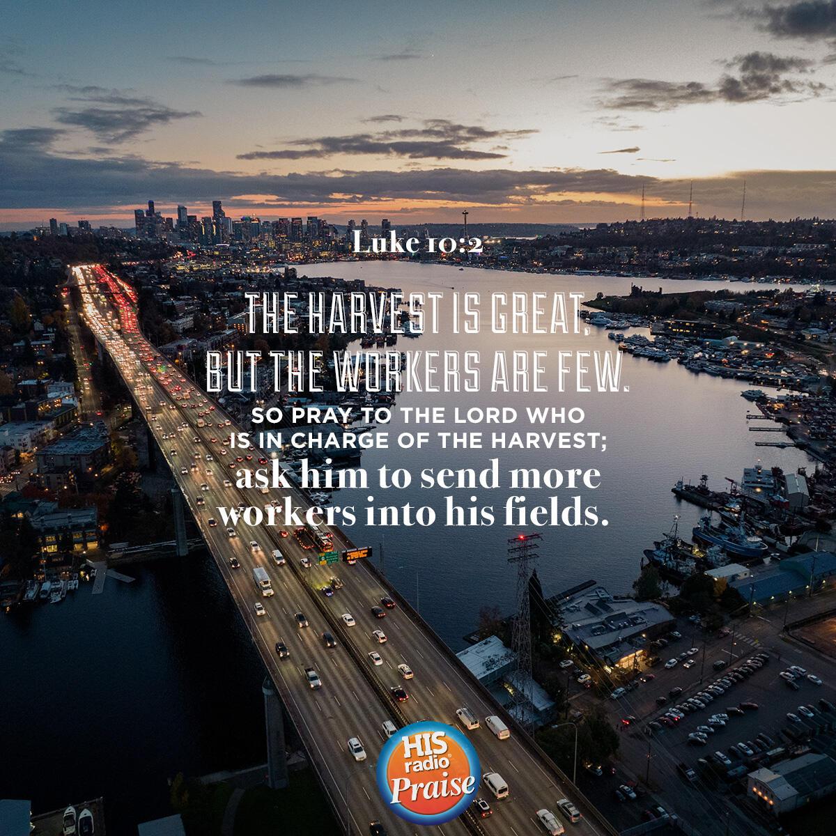 Luke 10:2 - Verse of the Day