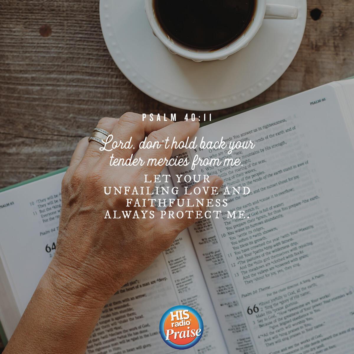 Psalm 40:11 - Verse of the Day