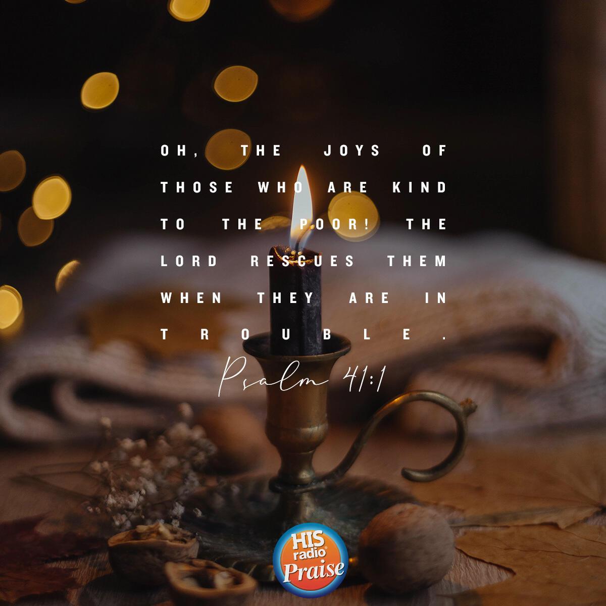Psalm 41:1 - Verse of the Day