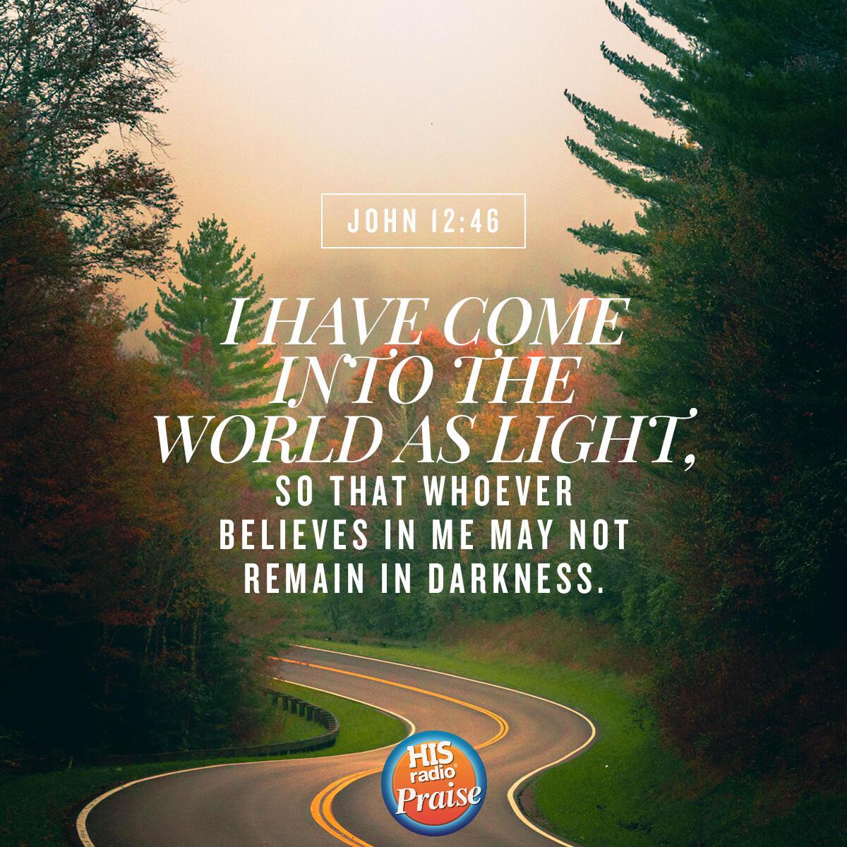 John 12:46 - Verse of the Day
