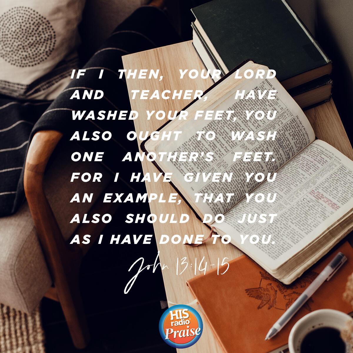 John 13:14-15 - Verse of the Day