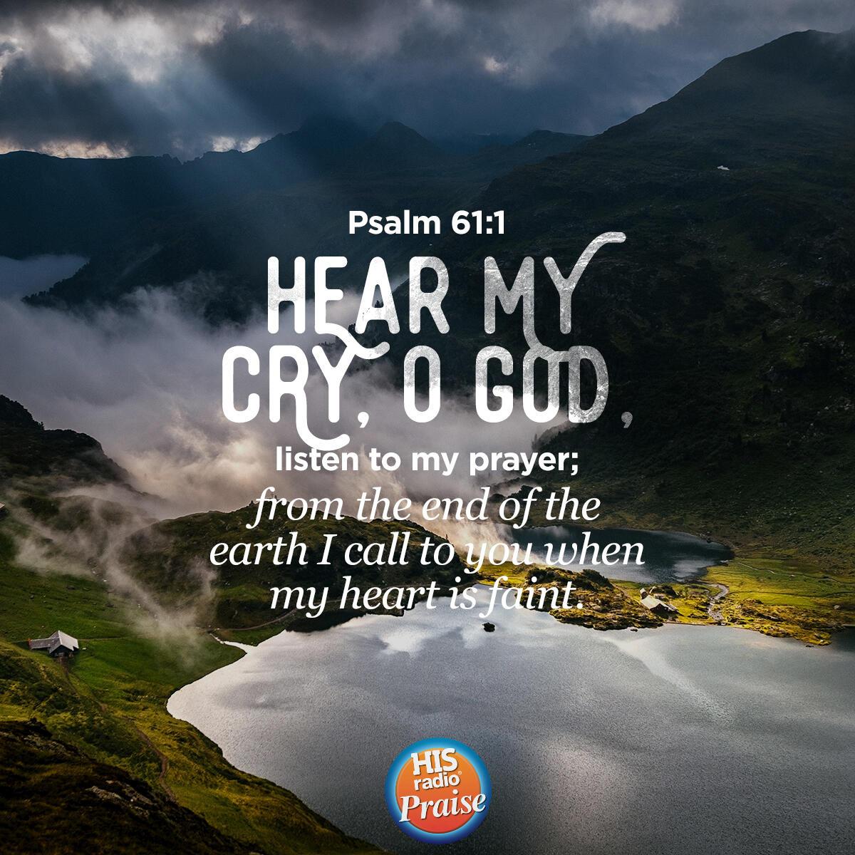 Psalm 61:1-2 - Verse of the Day