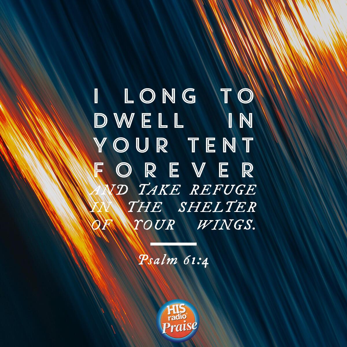 Psalm 61:4 - Verse of the Day