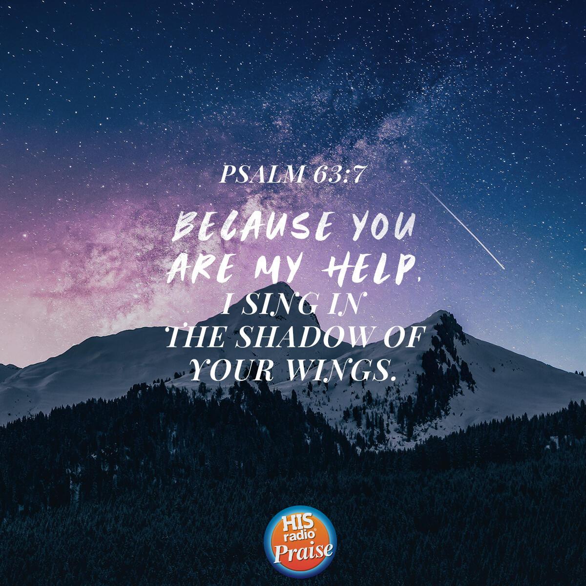 Psalm 63:7 - Verse of the Day