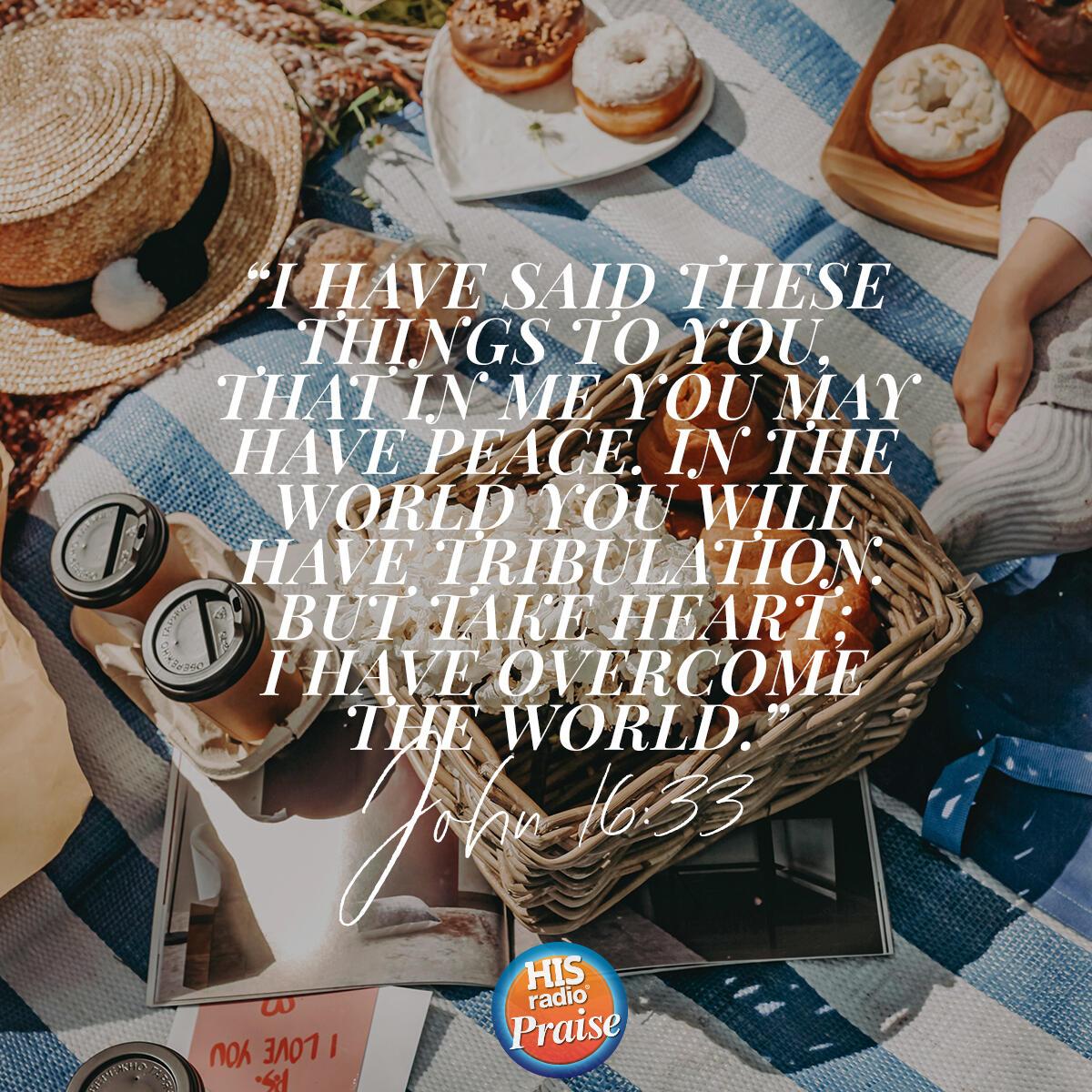 John 16:33 - Verse of the Day