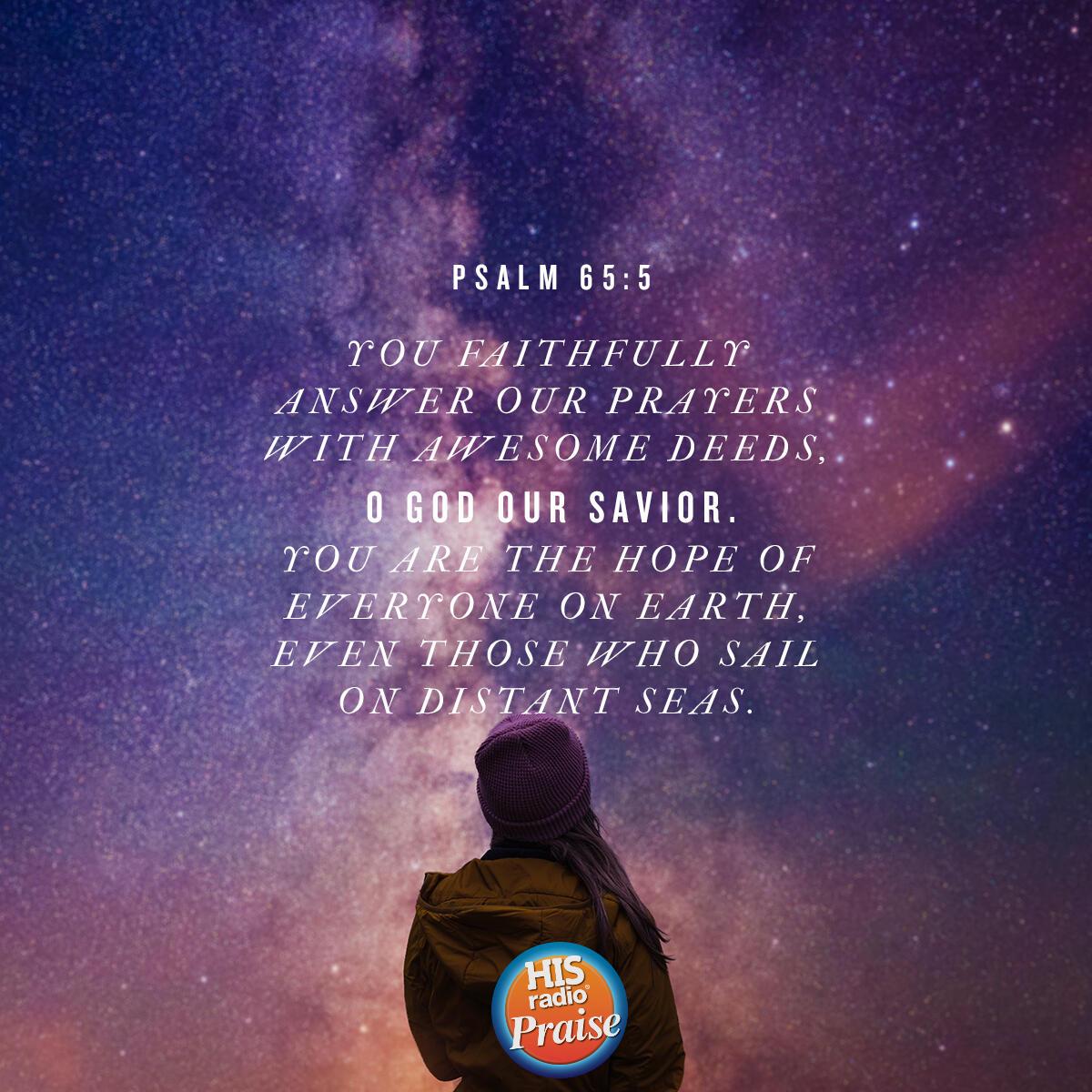 Psalm 65:5 - Verse of the Day