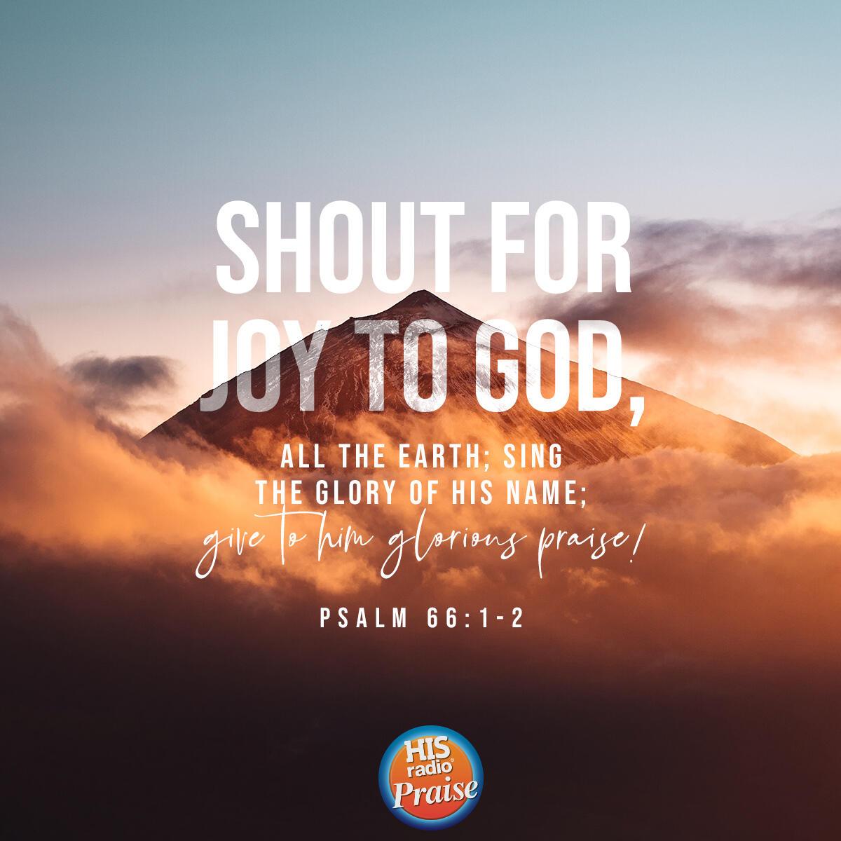 Psalm 66:1-2 - Verse of the Day