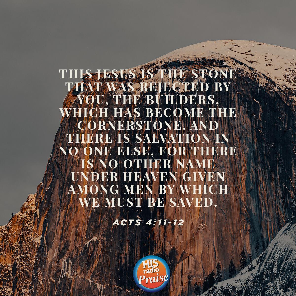 Acts 4:11-12 - Verse of the Day