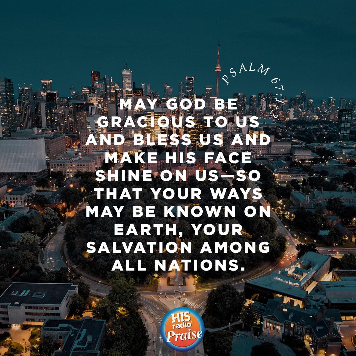 Psalm 67:1-2 - Verse of the Day