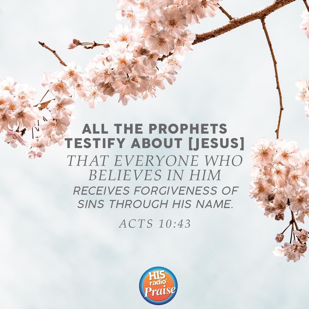 Acts 10:43 - Verse of the Day