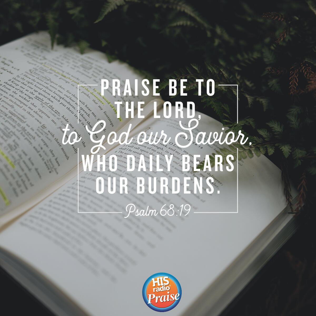 Psalm 68:19 - Verse of the Day
