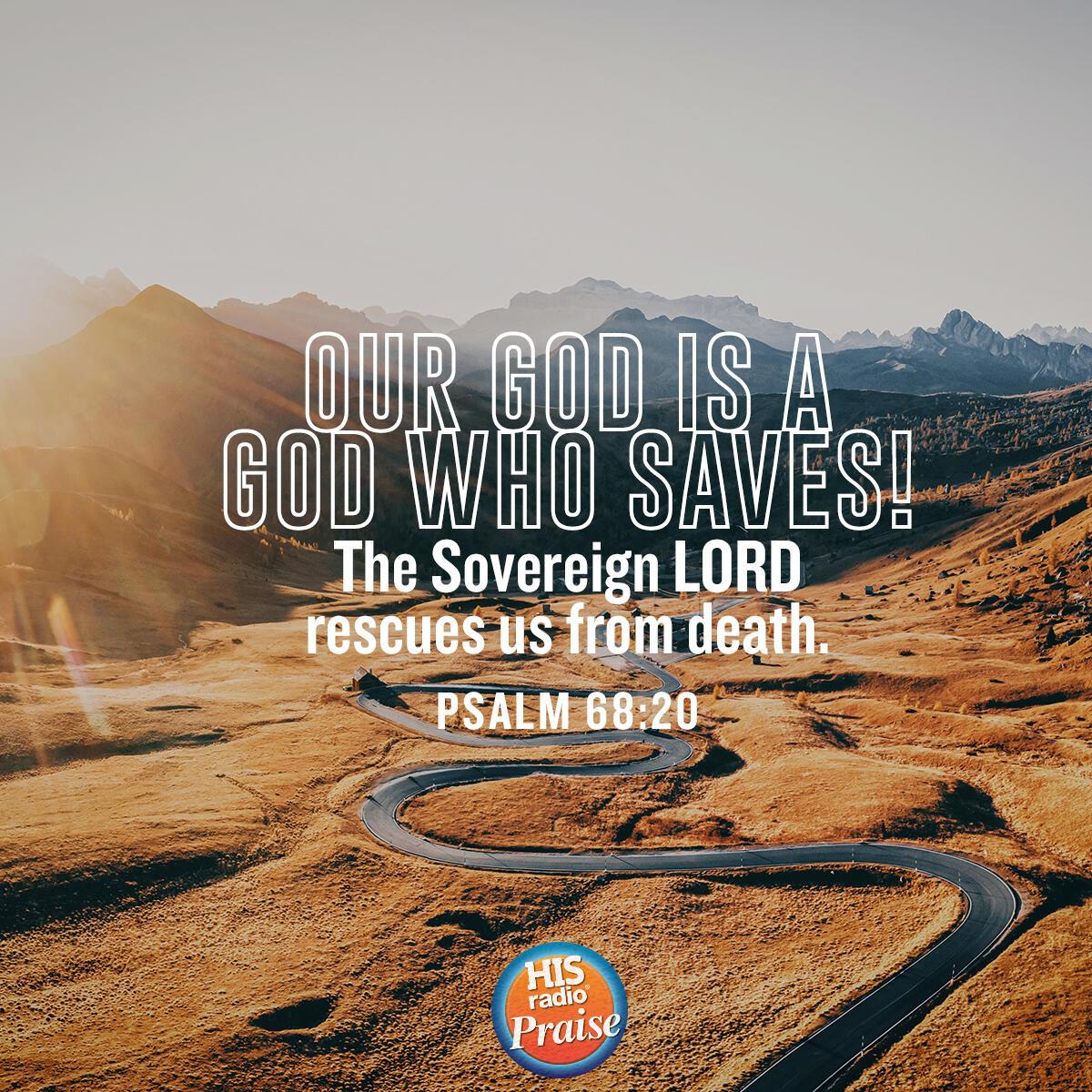 Psalm 68:20 - Verse of the Day