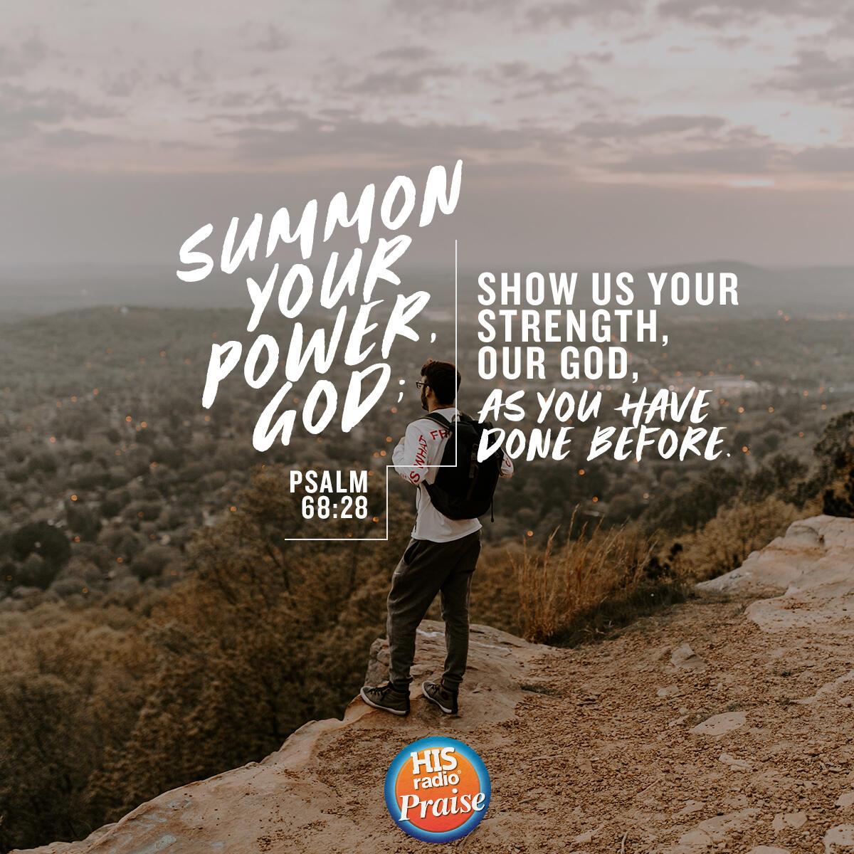 Psalm 68:28 - Verse of the Day