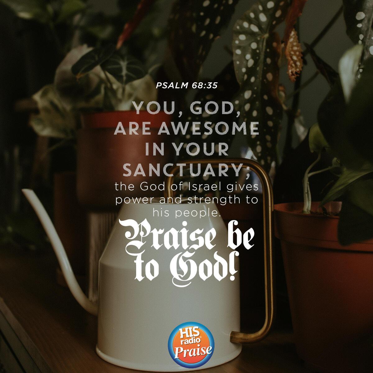 Psalm 68:35 - Verse of the Day