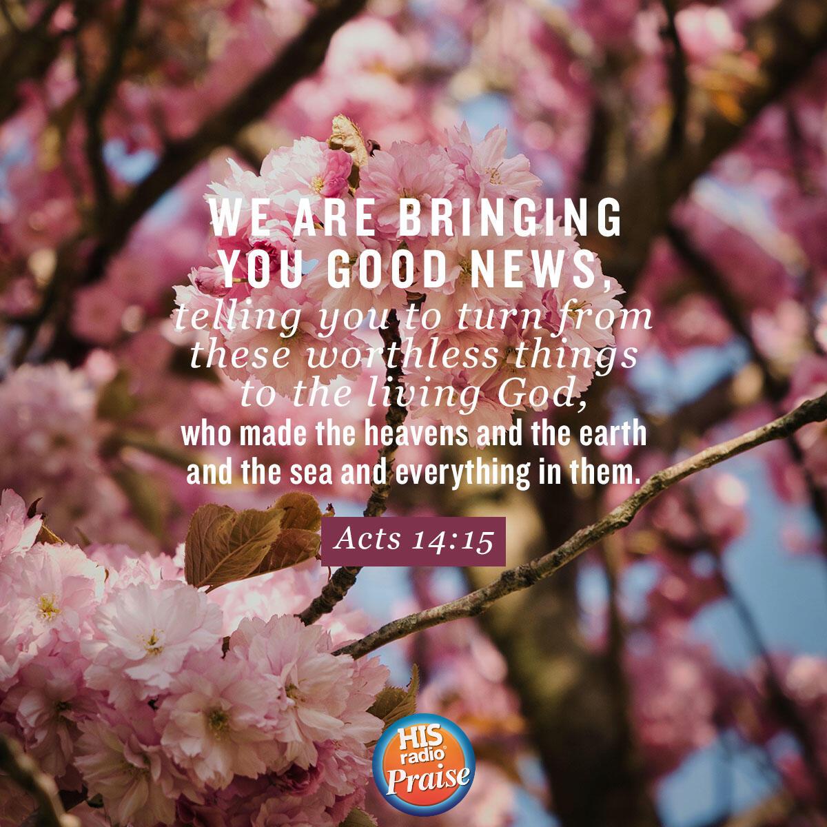 Acts 14:15 - Verse of the Day