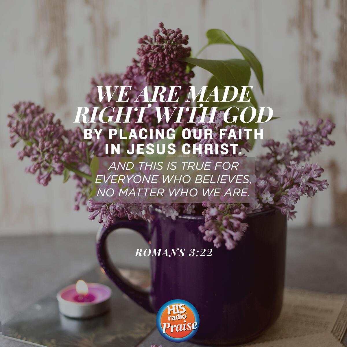 Romans 3:22 - Verse of the Day