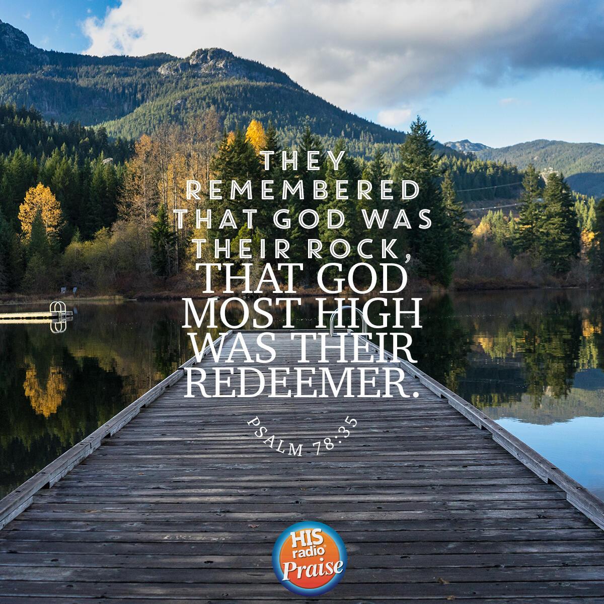 Psalm 78:35 - Verse of the Day