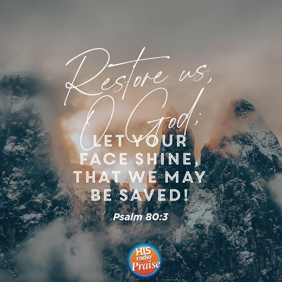 Psalm 80:3 - Verse of the Day