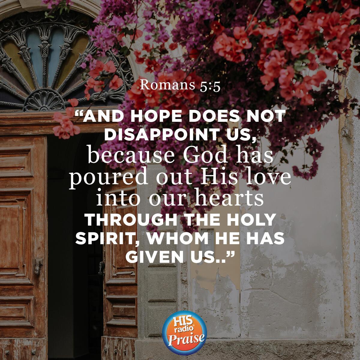 Romans 5:5 - Verse of the Day