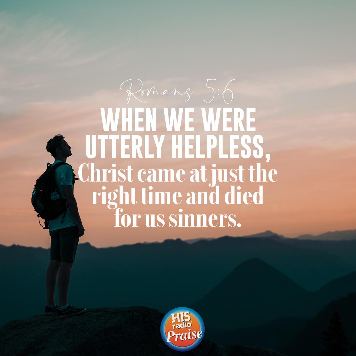 Romans 5:6 - Verse of the Day