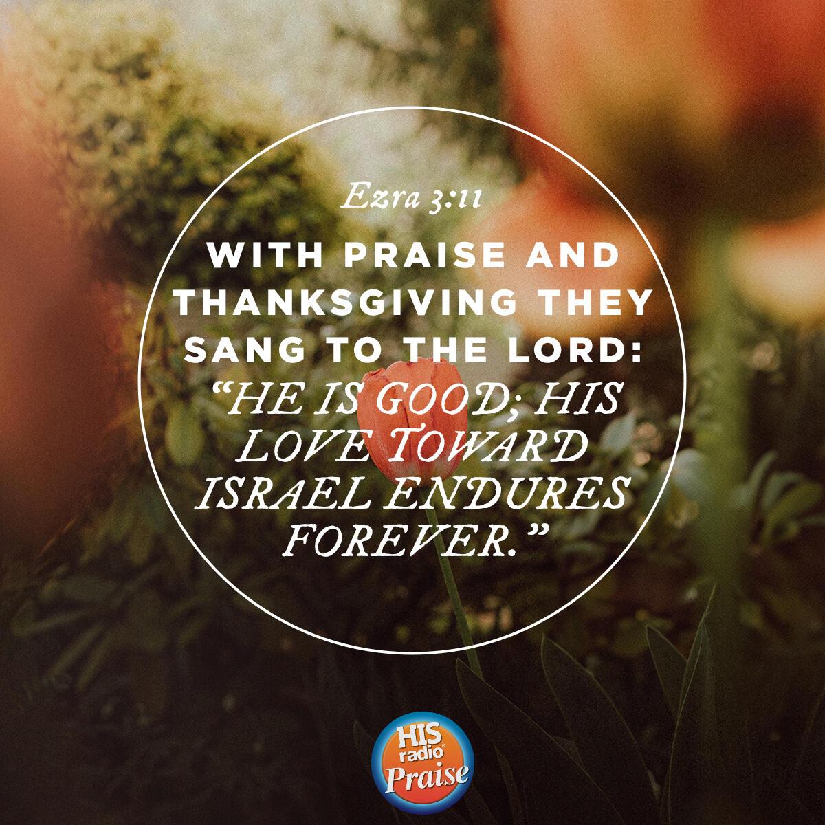 Ezra 3:11 - Verse of the Day