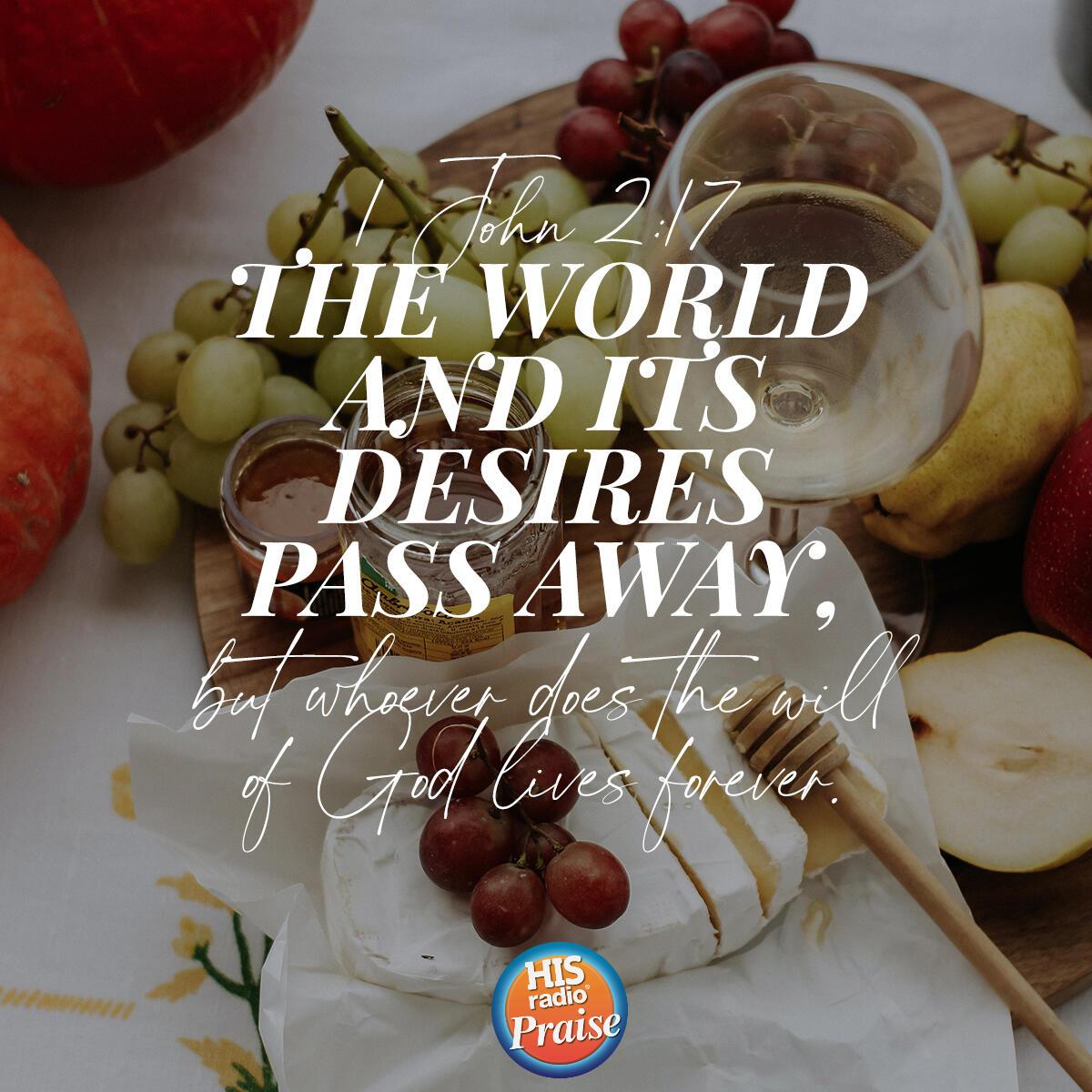 1 John 2:17 - Verse of the Day