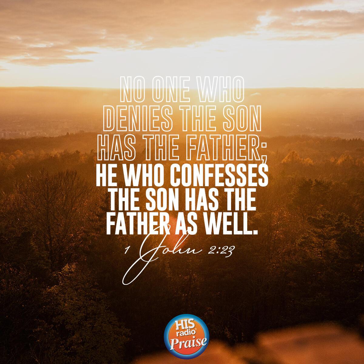 1 John 2:23 - Verse of the Day